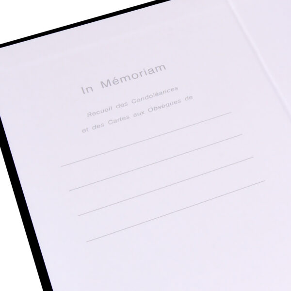 Coffret "Recueil de Condoléances"
