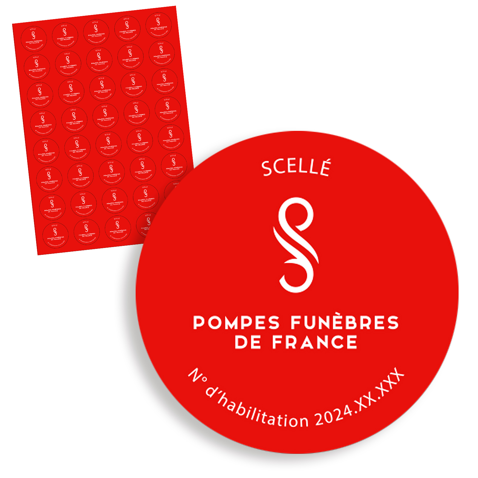 Cache Vis . Scellé – Image 1