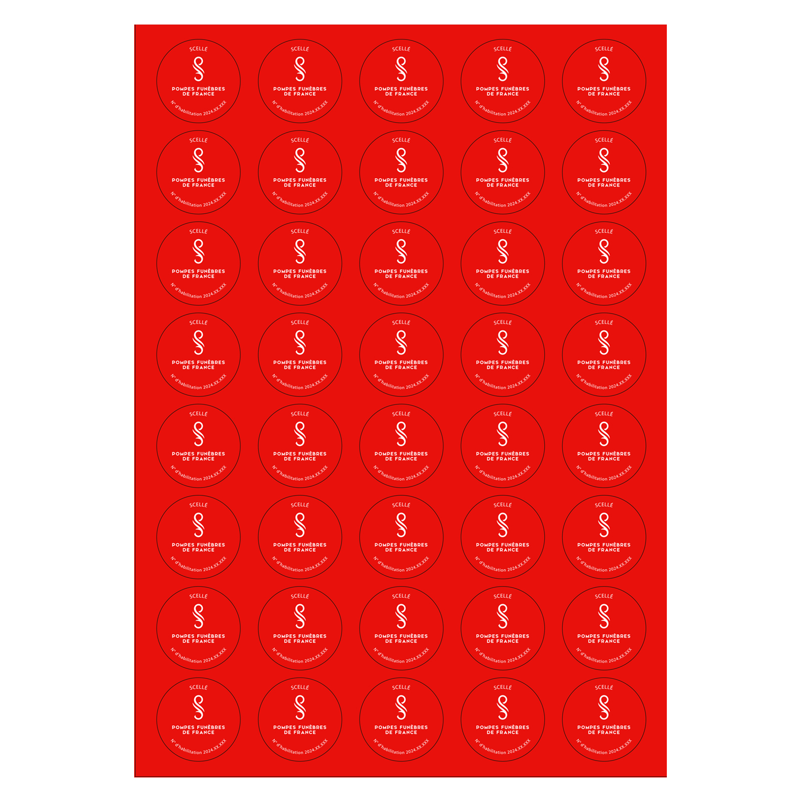 Cache Vis . Scellé – Image 3